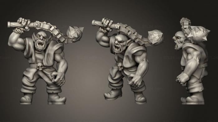 Military figurines (Orc 43, STKW_1594) 3D models for cnc